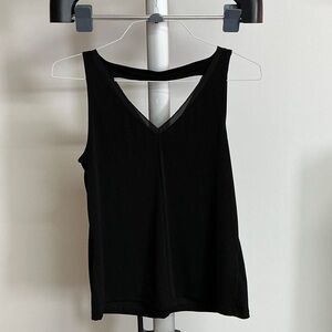 Banana Republic Black V-Neck Tank Top